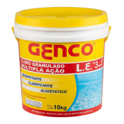 Cloro Múltipla Ação Genco 3 em 1 Granulado - Cloro Múltipla Ação Genco 3 em 1 Granulado 10kg Cod.2594
